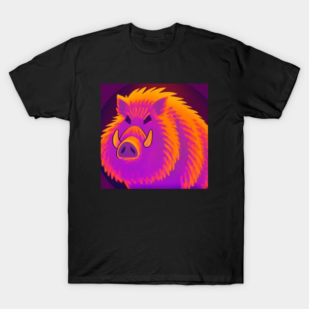 HOGZILLA CHARGE T-Shirt by ArtEnceladus